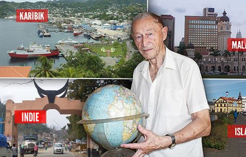 Neuvěřitelný cestovatelský rekord: Miroslav (90) byl v každé zemi světa!