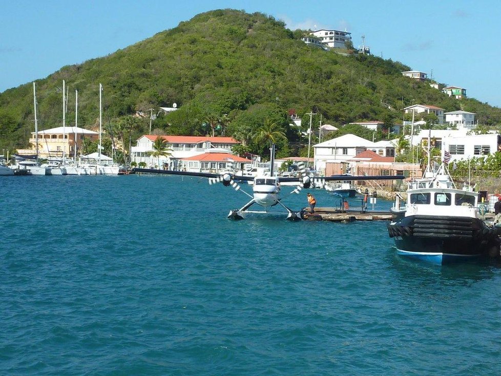 Ostrov St. Martin v Karibiku.