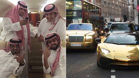 Saúdský miliardář Turki Bin Abdullah si potrpí na okázalost a luxus.