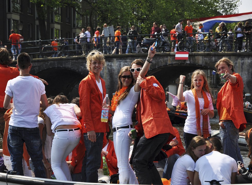 Králův den v Amsterdamu zaručuje zábavu!
