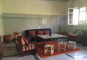 Tereza bydlela v Maroku ve městě Marrákéši. Na snímku je byt, který si našla přes Airbnb.