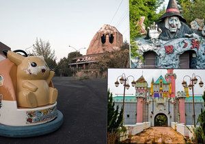 Opuštěný zábavní park Nara Dreamland v Japonsku