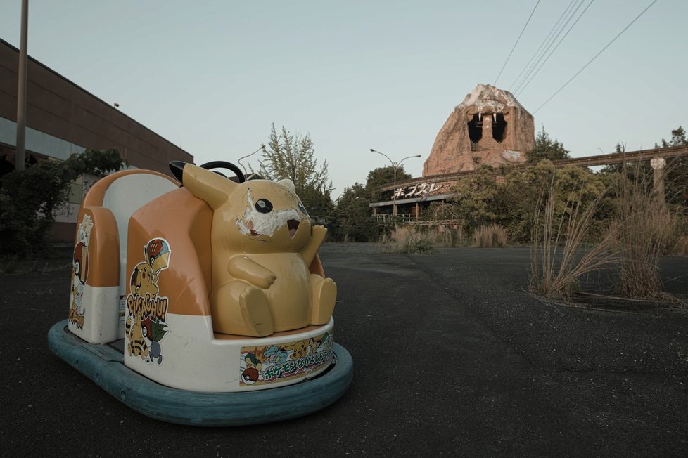 Opuštěný zábavní park Nara Dreamland v Japonsku