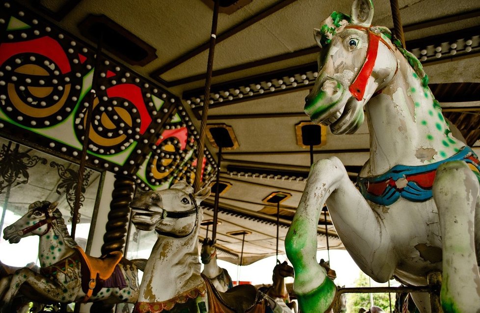 Opuštěný zábavní park Nara Dreamland v Japonsku