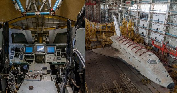 Místo úspěchu katastrofa: Opuštěný sovětský raketoplán chátrá na Bajkonuru, ve vesmíru nikdy nebyl