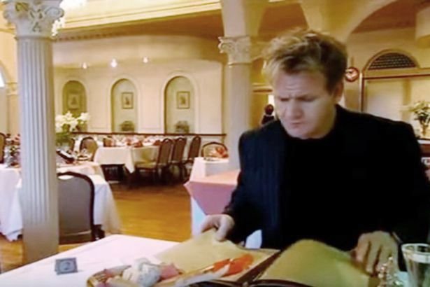 Šéfkuchař Gordon Ramsay v restauraci La Gondola.