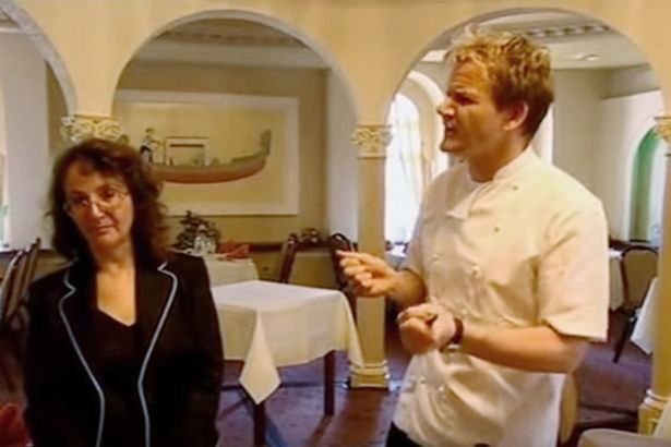 Šéfkuchař Gordon Ramsay v restauraci La Gondola. 