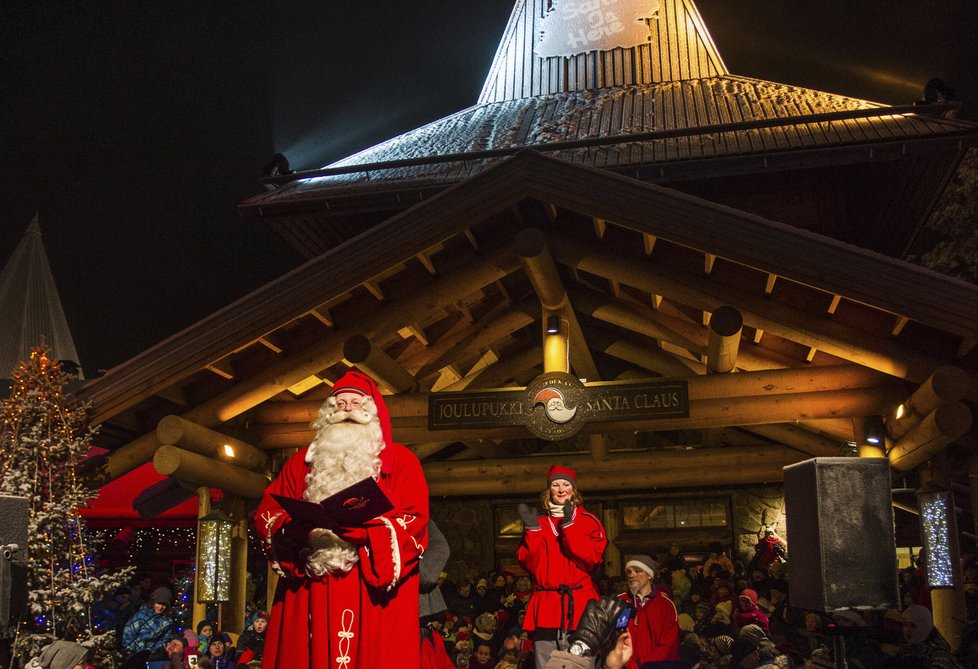 Santova vesnička na polárním kruhu – Rovaniemi, Finsko