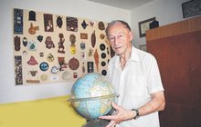 Rekordman cestovatel Miroslav Šnejdar (90): Projel jsem víc zemí než Hanzelka