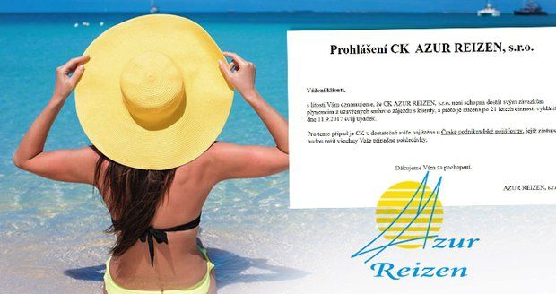 Krach cestovek Azur Reizen a Maxi Reisen