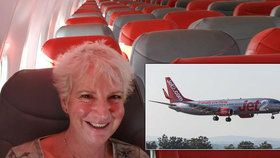Žena (57) si užila soukromý let za cenu běžné letenky: Celé letadlo měla jen pro sebe!