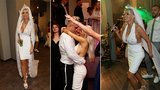 Vášnivá nevěsta Lela na svatebním mejdanu: Roztančená ňadra v druhých šatech!