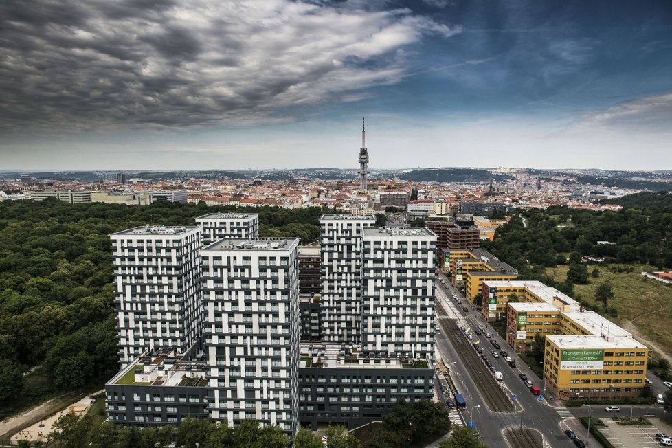 Společnost Central Group postavila poblíž CETINu developerský projekt s názvem Residence Garden Towers