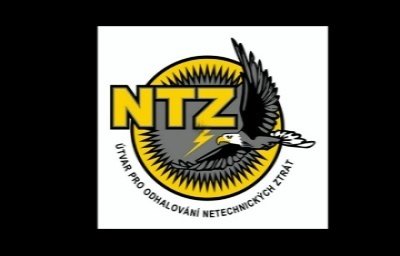 Útvar pro odhalování netechnických ztrát (NTZ). Znak připomíná symboliku speciálních jednotek.