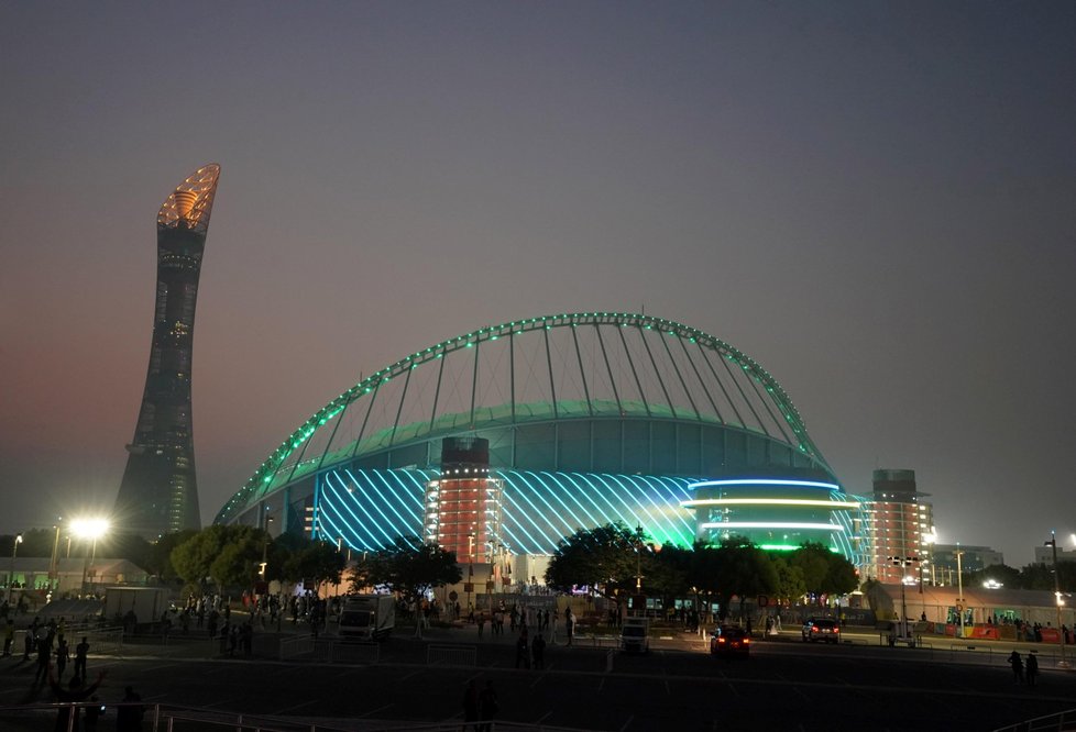 Na Chalífově mezinárodním stadionu se konalo Mistrovství světa v atletice 2019 a bude jedním z míst, které budou hostit Mistrovství světa ve fotbale 2022