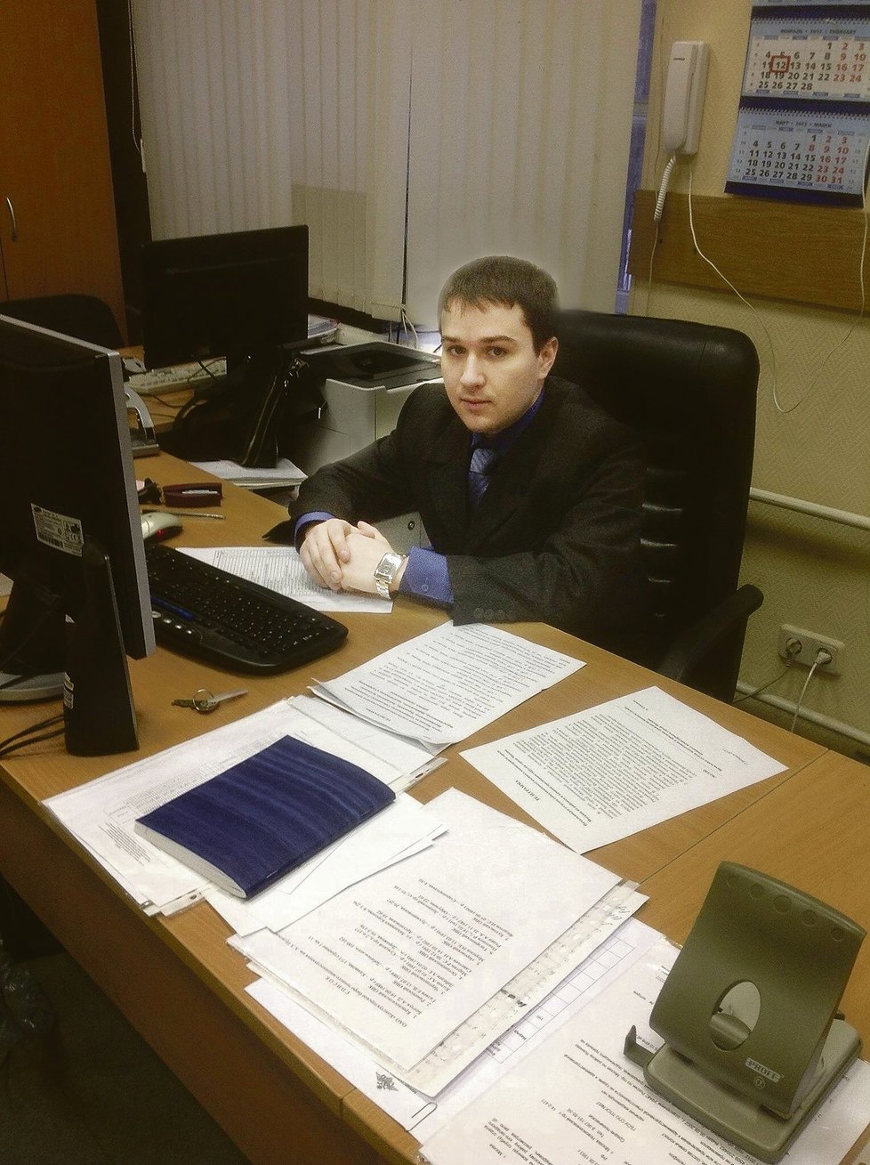 Andrej Chalimon na svém současném pracovišti