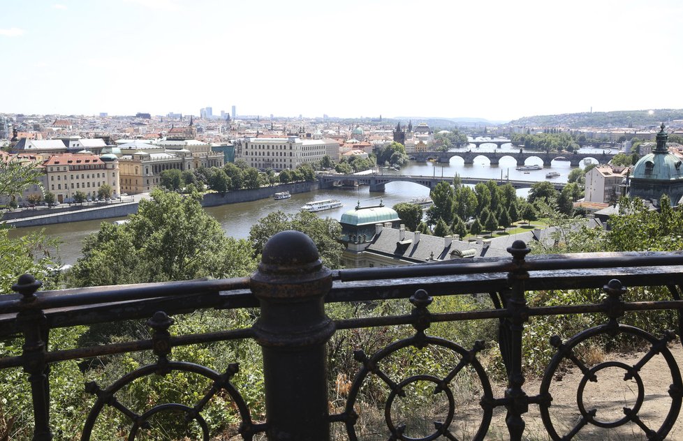 Letenské sady ve skutečnosti v roce 2015