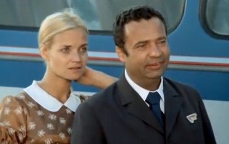 Romeo z autobusu Vladimír Menšík se svou seriálovou manželkou Gabrielou Vránovou.
