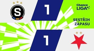 SESTŘIH: Sparta - Slavia 1:1. Nešťastník Vlček, ale derby bez vítěze. Letenští dál vedou SESTŘIH: Sparta - Slavia 1:1. Nešťastník Vlček, ale derby bez vítěze. Letenští dál vedou