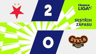 SESTŘIH: Slavia - Dukla 2:0. Chorého dvougólový návrat i karta za šlápnutí na soupeře SESTŘIH: Slavia - Dukla 2:0. Chorého dvougólový návrat i karta za šlápnutí na soupeře