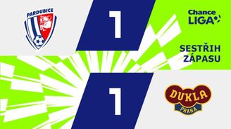 SESTŘIH: Pardubice - Dukla 1:1. Smír sousedů v tabulce, hostům pomohla šťastná teč SESTŘIH: Pardubice - Dukla 1:1. Smír sousedů v tabulce, hostům pomohla šťastná teč