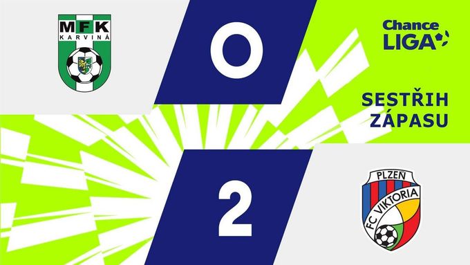 SESTŘIH: Karviná - Plzeň 0:2. Hyského úspěšný návrat, o výhře rozhodl Višinský SESTŘIH: Karviná - Plzeň 0:2. Hyského úspěšný návrat, o výhře rozhodl Višinský