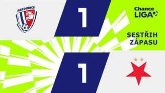 SESTŘIH: Pardubice – Slavia 1:1. Pražané v deseti remizovali, v závěru srovnal Vecheta SESTŘIH: Pardubice – Slavia 1:1. Pražané v deseti remizovali, v závěru srovnal Vecheta