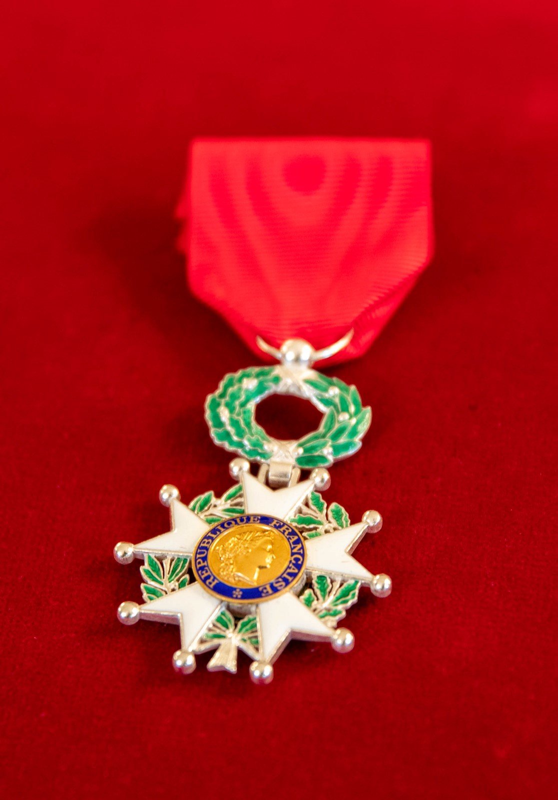 Řád čestné legie, nejvyšší francouzské státní vyznamenání. 