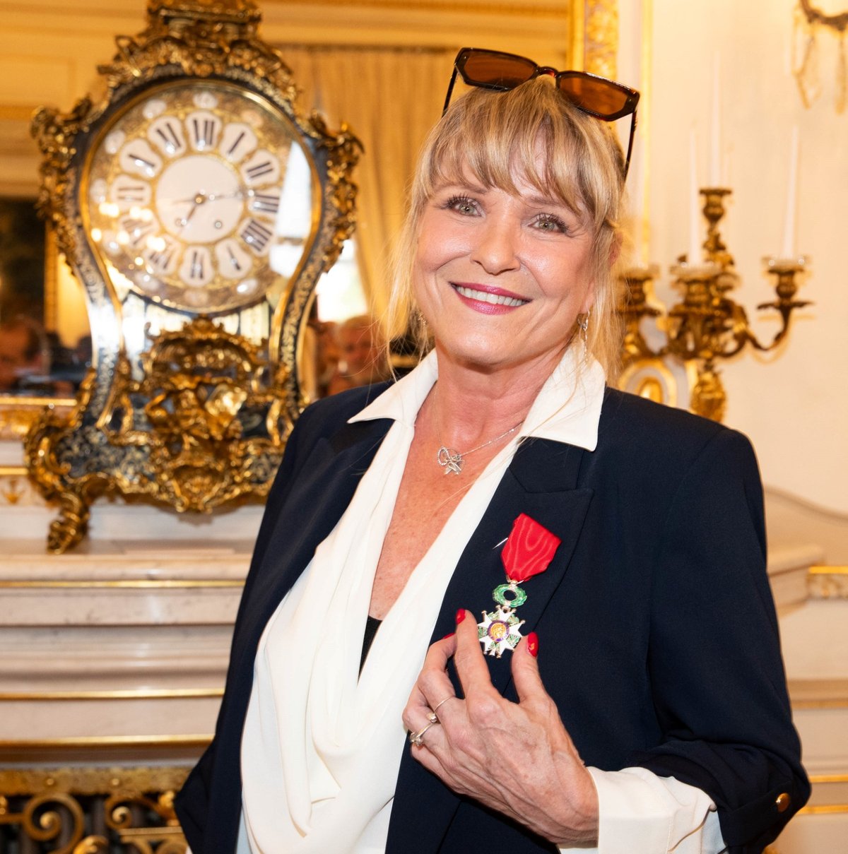 Oceněná státním francouzským vyznamenáním Chantal Poullain. 