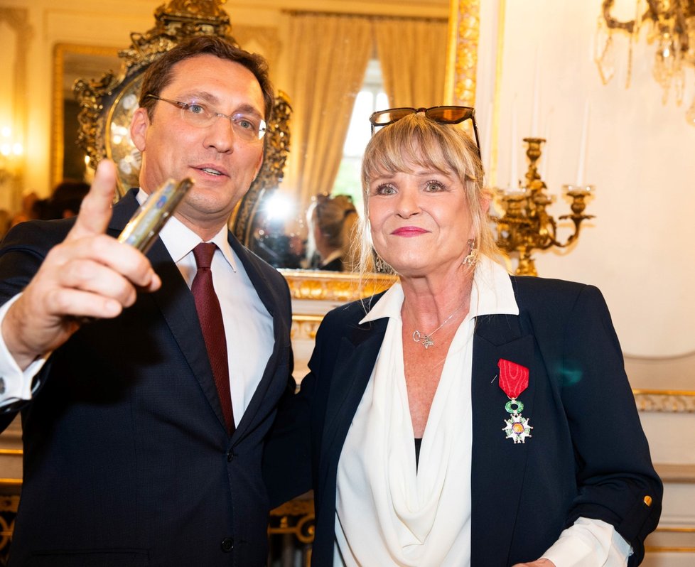 Oceněná státním francouzským vyznamenáním Chantal Poullain