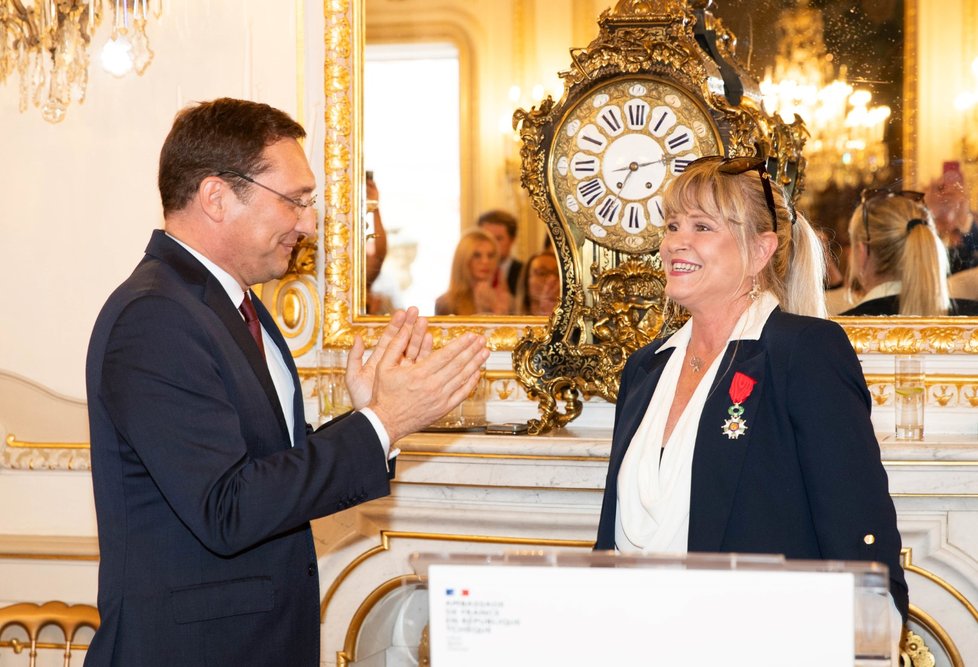 Oceněná státním francouzským vyznamenáním Chantal Poullain