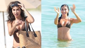 Chantel Jeffries si užívala na pláži.