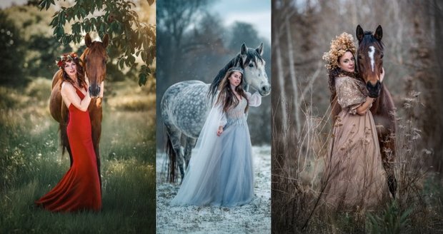 Charitativní kalendář s koňmi pro útulek Rolinka nafotila Hana Maňhalová.