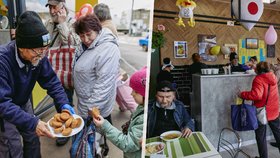Obětavý Japonec (75) si v Charkově otevřel kavárnu: Jídlo a pití pro oběti války zdarma!