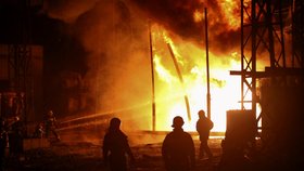 Válka na Ukrajině: Masivní požár v Charkově (12.9.2022)
