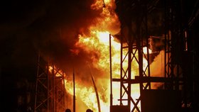 Válka na Ukrajině: Masivní požár v Charkově (12.9.2022)