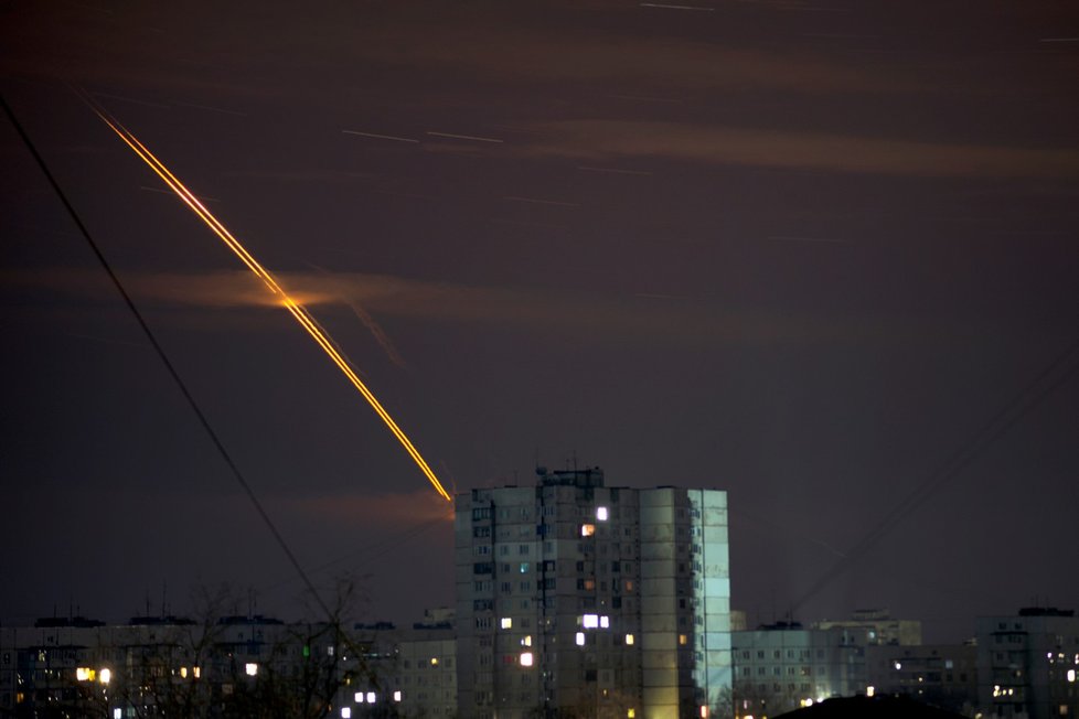 Raketové bombardování Charkova (24. 3. 2023).