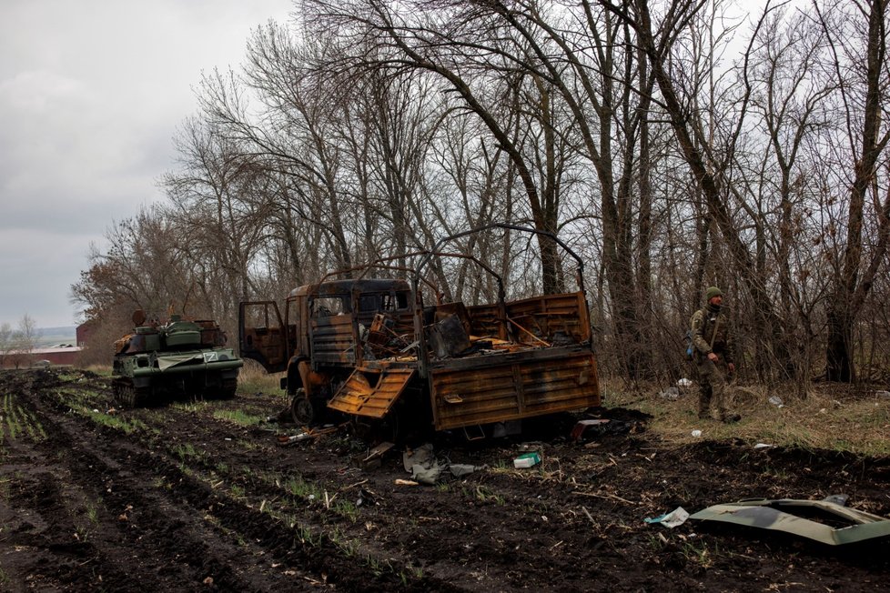 Takto dopadly vesnice kolem ukrajinského Charkova, ruská vojska se z obcí stáhla na východ