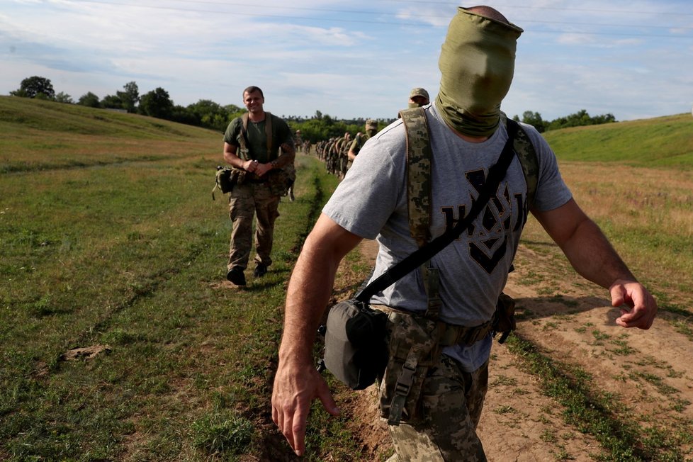 Ukrajinská armáda v Charkovském regionu (17. 6. 2022)