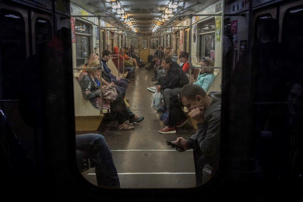 Metro v Charkově (24.5.2022)