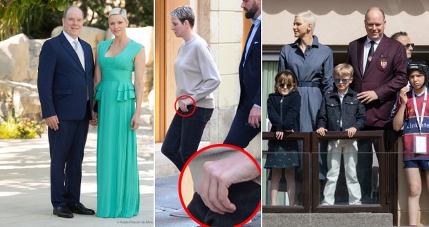 Princezna Charlene nenosí na veřejnosti prstýnek...