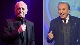 Karel Gott odmítl společné koncertování s Charlesem Aznavourem.