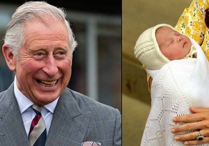 Britský následník trůnu princ Charles je pyšným dvojnásobným dědečkem. Dokonce by chtěl, aby se o něj vnučka Charlotte starala ve stáří.