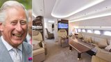 Takhle si létá princ Charles: V airbusu má ložnici, jídelnu i sprchu