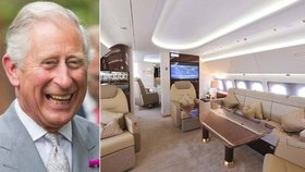 Luxusní letadlo prince Charlese