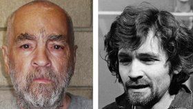 Legendární masový vrah Charles Manson (vpravo na fotce z roku 1970)