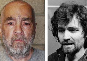 Legendární masový vrah Charles Manson (vpravo na fotce z roku 1970)