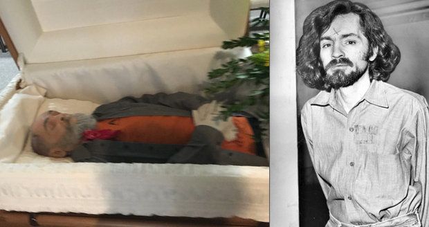 Poslední foto bestiálního vraha: Charlese Mansona na pohřbu vystavili v otevřené rakvi! 4 měsíce po smrti