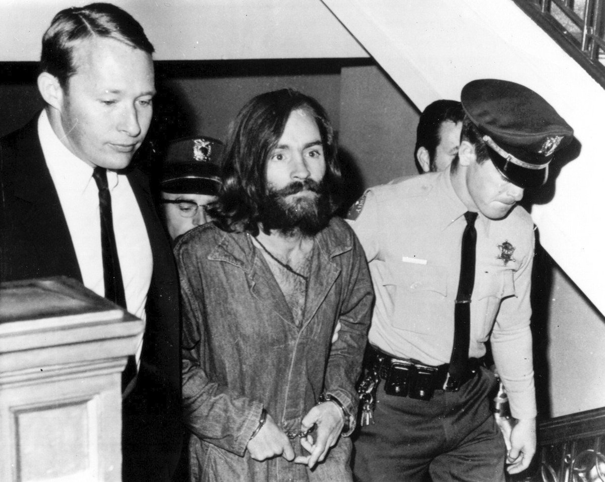 Brutální vrah Charles Manson.