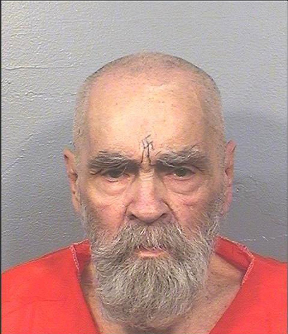 Brutální vrah Charles Manson.